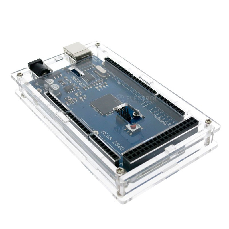 Caja acrilica Arduino MEGA 2560 Box protectora Transparente