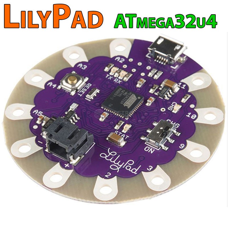 LilyPad USB ATmega32U4 Board Module – Replace ATmega328P For Arduino IDE (Open Box)