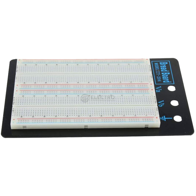 Breadboard Grande 1660 Punti ZY-204 – Prototipo Senza Saldatura Con Banana Jacks Per Arduino E Raspberry Pi