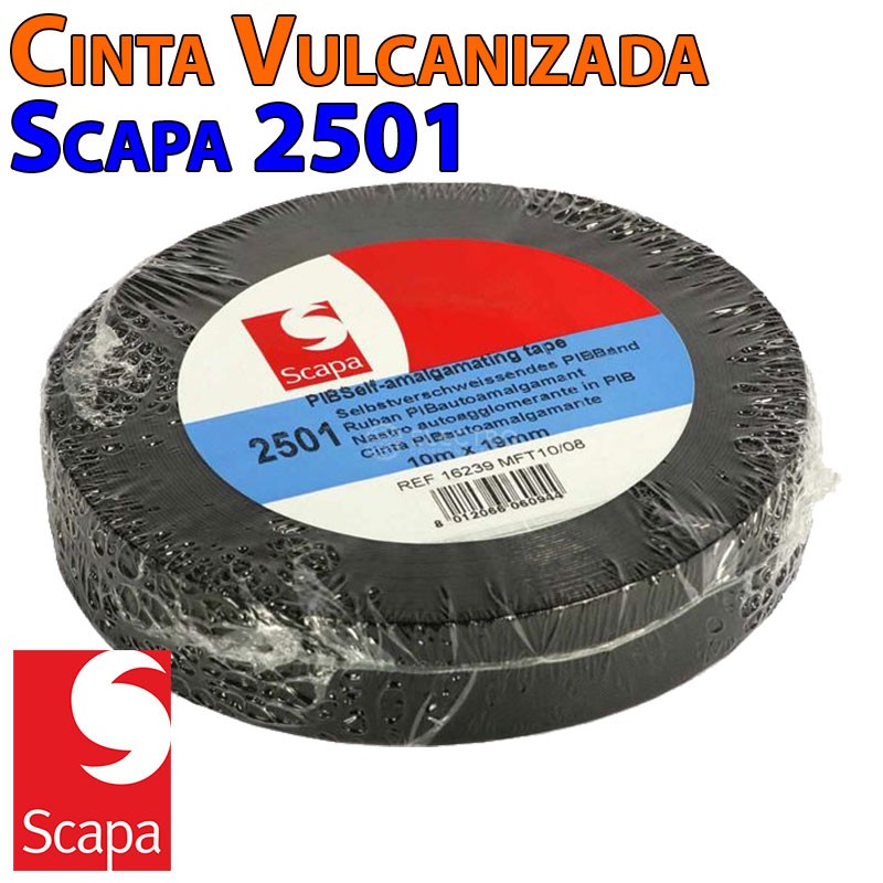 Cinta Vulcanizada Scapa 2501 0,5mm autosondante