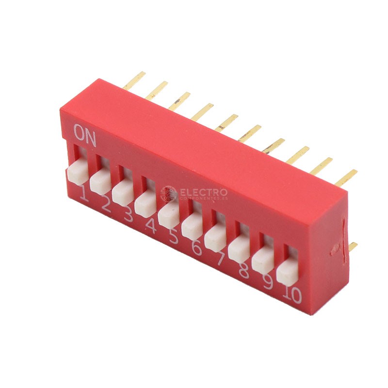 Pack 10 Dip Switch Interruptor 4 Posiciones Arduino [ Max ] | Cuotas sin interés
