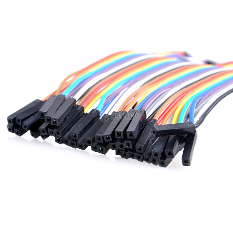 Cable Jumpers Dupont H-h, M-m, H-m 30cm 40pzas Arduino En México - Foto 2