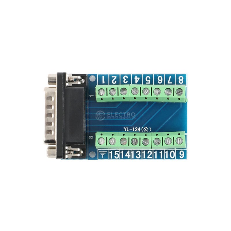 Adaptateur Série Mâle DB37 - Module Terminal 37 Broches, Vis, Anti-interférence, Pour Carte PCB