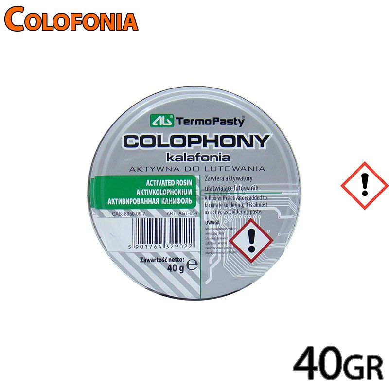 Colofonia 40g Flux Resina ART.AGT-034