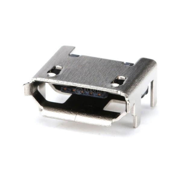 10Pcs Connettori Micro USB Tipo B 5 Pin Femmina – 4 Gambe Verticali Per Saldatura Riparazioni Telefono