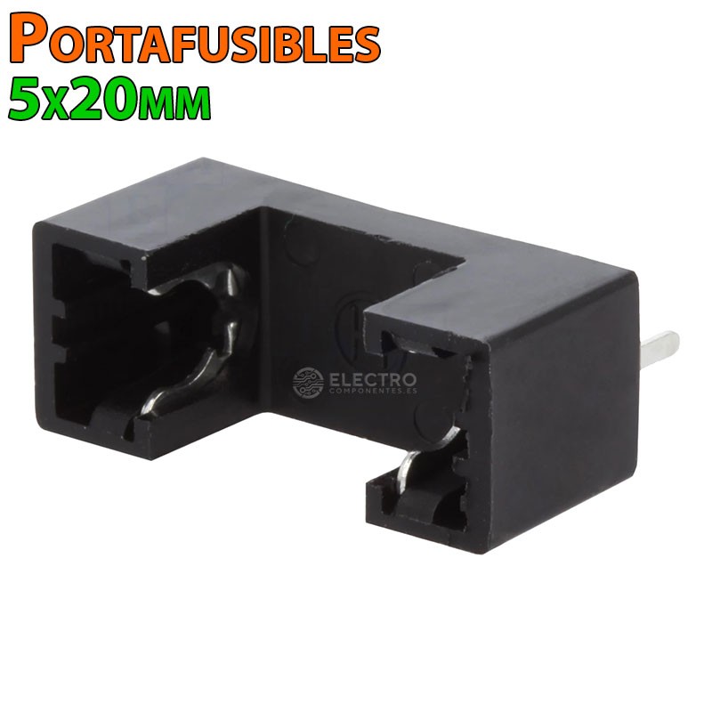 20 Pezzi Portafusibili PCB Per Montaggio A Pannello – 5x20mm, 6A 250V, Con Coperchio Trasparente, Passo Pin 23,5mm