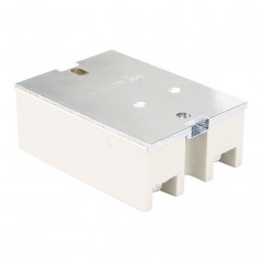 3 Rel&egrave; A Stato Solido SSR-40DA Yofuly - 40A, DC 3-32V To AC 24-380V, Con Dissipatore