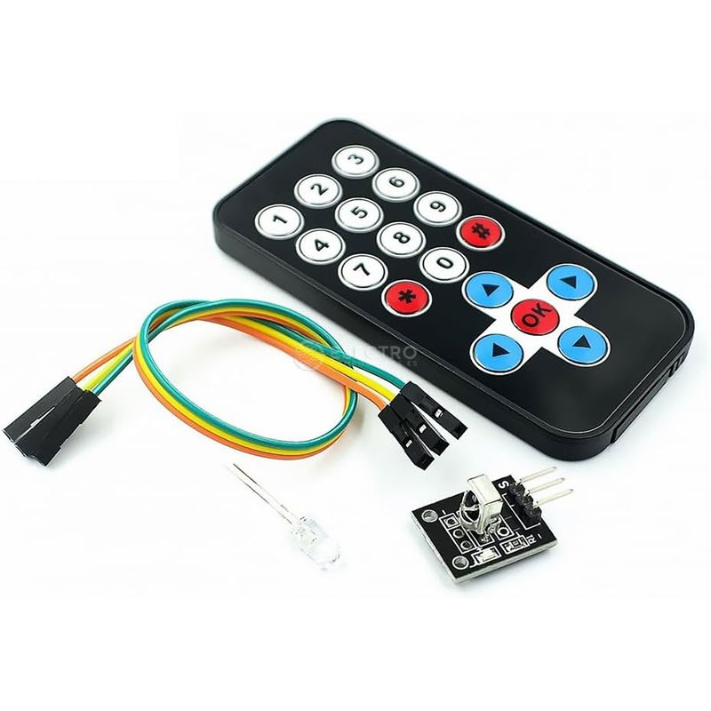 Kit modulo IR con mando distancia Infrarrojo control remoto VS1838