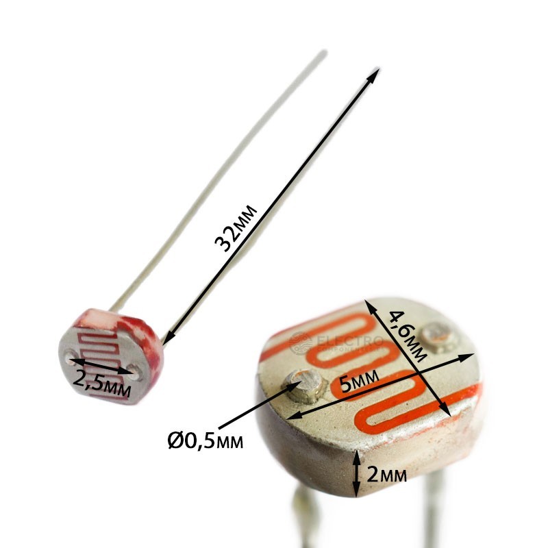 Fotoresistenza LDR 5mm GL5528 - 20 Pezzi Resistori Sensibili Alla Luce - Foto 9